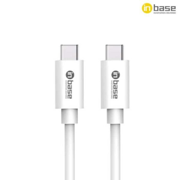 Inbase Type C - C Cable - Charge and Sync 60W Fast Cable - White 1.2M