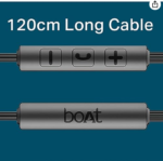 BOAT BASSHEADS 55 EARPHONE[ BLACK] (1PCS) - Image 5